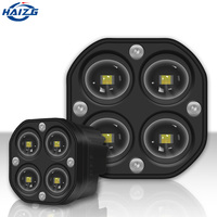 HAIZG-Projecteur LED antibrouillard à double couleur de 3 pouces, haute puissance, 120W, pour pare-chocs, cube, faisceau ponctuel, tout-terrain, 4x4