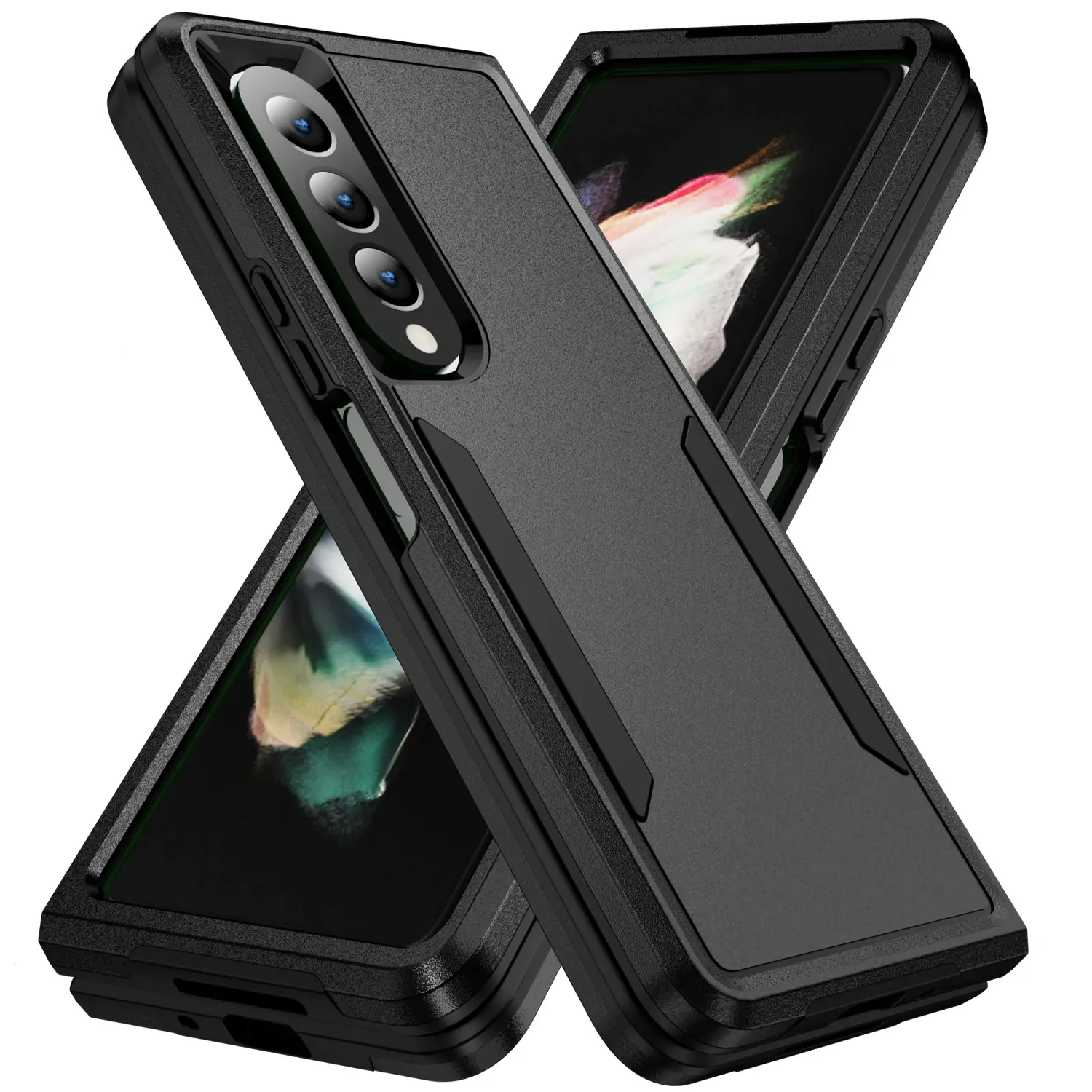 Hard PC And Soft TPU Phone Case Full Cover Protection Shockproof Phone Bags For Samsung Galaxy Z Fold4