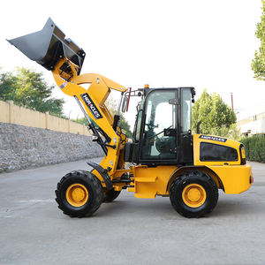 H380T Mini Loader Backhoe dengan mesin Diesel Mini roda pemuat depan <span class=keywords><strong>3</strong></span> <span class=keywords><strong>Ton</strong></span> nilai beban Bucket lampiran - Product Image 3