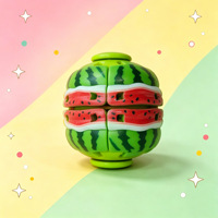 Jouet Fidget Spinner Mignon en Forme de Fruits 24 Pièces Pastèque Fraise Kiwi Citron Jouet Sensoriel Formes Assorties Jouets Promotionnels de Bureau pour Enfants