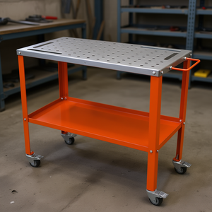 Banco de Trabajo para Soldadura Db Wholesale, 36 x 18, Acero, Portátil, con Ruedas, Capacidad de 1200 Libras - Product Image 2