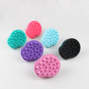 Brosse de nettoyage Silicone Scratch Head Clean Scalp Massage Scalp Itch Wash Hair Brush Massage Shampooing Brush - Product Image 4