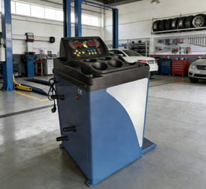 Vente de machines d'équilibrage de roues de voiture certifiées CE / Machine à changer les pneus / Machine d'équilibrage de roues avec livraison gratuite - Product Image 3