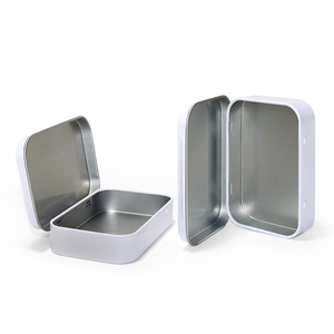 Hình chữ nhật nhỏ vuông kẹo <span class=keywords><strong>tin</strong></span> trường hợp con kháng bản lề hộp thiếc bao bì tùy chỉnh in ấn kim loại bạc hà tins hộp - Product Image 3