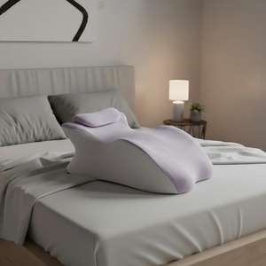 Almohada Ergonómica de Espuma Viscoelástica Contour para Posiciones Sexuales, Almohada de Lectura en Forma de Cuña para Parejas, Almohada para Intimidad - Product Image 1