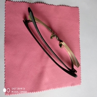 Chiffon de nettoyage pour lunettes en microfibre de haute qualité, personnalisé, lavable, double face, pour le polissage des bijoux et le nettoyage des lunettes