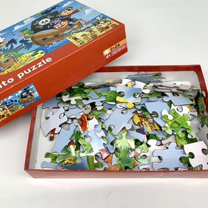 Su misura Dei Bambini di Stampa di <span class=keywords><strong>Cartone</strong></span> 2 in 1 Disegno Caldo di Vendita di Carta Per Bambini Su Misura Di Puzzle Puzzle Di Puzzle Per I Bambini - Product Image 5