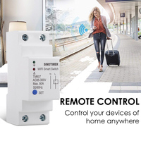 TM607 WLAN-Smart-Zeitschalter 80A 300VAC Tuya/Smart Life APP Fernbedienung Timer Alexa Google Home Kompatibel