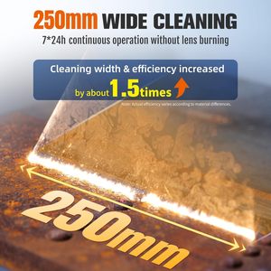 WTTTOOLS <b>Laser</b> <b>Cleaning</b> <b>Machine</b> 1500W Air Cooled Portable Handheld Rust Removal 250mm Scan Width - Product Image 5