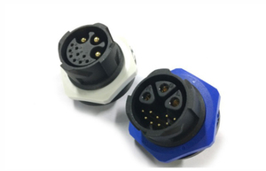 3 + 13 lõi kết nối 3 pin điện 13 pin dữ liệu IP67 Bảng điều khiển không thấm nước gắn kết nữ ổ cắm cáp kết nối M25 jnicon - Product Image 6