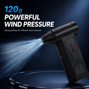 Soplador de Aire Turbo de Alta Velocidad, 90000 RPM, Motor sin Escobillas, Ventilador Turbo con Batería de 2000 mAh para Eliminar el Polvo - Product Image 3