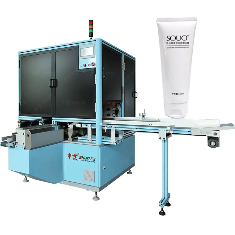 mechanical driven single color tubes screen printing machine