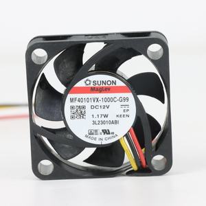 Ventilador Axial de Refrigeración SUNON MF40101VX-1000C-G99 Eléctrico 40x40x10mm 12VDC 87mA 1.17W 8500RPM 9.9CFM con Rodamiento de Vapor para Gabinetes e Inversores - Product Image 1