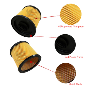Filtre HEPA à cartouche Riyingxin 304887 avec couvercle de verrouillage pour aspirateur eau et poussière <span class=keywords><strong>Parkside</strong></span> <span class=keywords><strong>Lidl</strong></span> 1500 D5, pièces détachées - Product Image 3