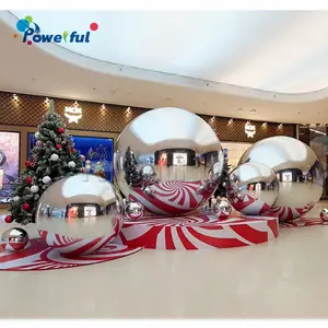 Bola de espejo colgante inflable gigante de 1m/Bola de discoteca colgante inflable/BOLA DE ESPEJO inflable para espectáculo a la venta