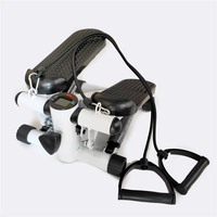 Mini stepper avec corde élastique, appareil d'exercice aérobique pour la maison et la salle de sport, fabriqué en acier, ABS et plastique