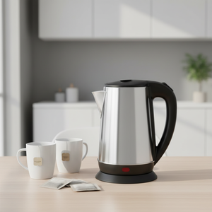 Bouilloire électrique en acier inoxydable <span class=keywords><strong>de</strong></span> 1,8 L, sans fil et portable, arrêt automatique, protection contre la cuisson à sec et maintien au chaud pour une utilisation au bureau - Product Image 2