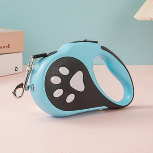 Correa de Tracción para Perros con Luces <span class=keywords><strong>LED</strong></span>, Retráctil Automática, Portátil, para Paseos Nocturnos, Material ABS - Product Image 1