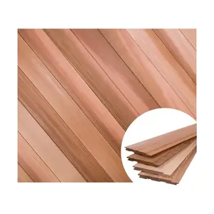 Eco-Friendly Building Board Cedar Cladding Interior Outdoor Decoração Painel De Parede De Madeira