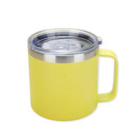 Tasse isotherme Business Premium 13oz Tasse à café sous vide à double paroi Bouteille d'eau moderne en verre sous vide d'occasion en option