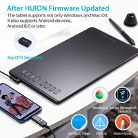 Tablette graphique numérique HUION Inspiroy H950P pour les designers