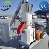 Nouvelle machine à granulés d'aliments pour animaux, électrique, à rotation rotative, pour la fabrication d'aliments pour bétail, multifonctionnelle