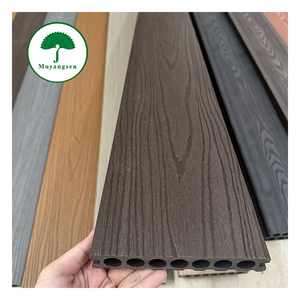 Suelo de Madera Plástica Compuesta (WPC) para Exteriores, con Capa Superficial <span class=keywords><strong>Anti</strong></span>-Decoloración, de Coextrusión, el Más Vendido, para Escuelas, Villas y Balcones - Product Image 1