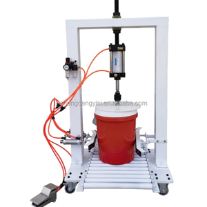 Automático 3. Máquina Selladora de Tapas para Bidones de Químicos y Aceite de 10, 18, 20 y 25L, Máquina Tapadora de Tapas para Cubos, Bidones y Barriles de Plástico - Product Image 6