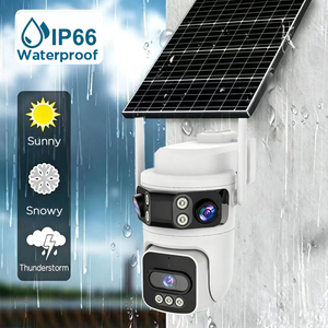 <span class=keywords><strong>Caméra</strong></span> solaire ZCVISION nouvelle conception 3 objectifs WIFI / 4G 12MP AOV avec audio bidirectionnel, détection de mouvement humanoïde PIR, <span class=keywords><strong>caméra</strong></span> de sécurité solaire PTZ - Product Image 5