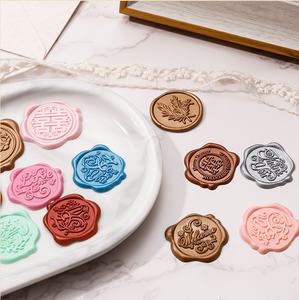 Popular DIY <strong>Wax</strong> <strong>Seal</strong> Stickers WITH LOVE Self Adhesive <strong>Wax</strong> <strong>Seals</strong> for Wedding Party <strong>Envelope</strong> Card - Product Image 3