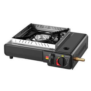 Portable Outdoor <b>Gas</b> Stove 3-5 Minutes Boiling Time <b>Camping</b> Cooker Black - Product Image 1