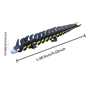 Vashine 3D stampato <span class=keywords><strong>colorato</strong></span> cristallo flessibile animali del drago giocattoli eco-friendly materiali Dragon animali 3D Action Figure Toi - Product Image 4