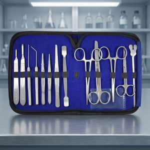 Kit de Suture Manuelle Réutilisable de Haute Qualité pour Étudiants en Médecine GRIP, 9 Pièces en Acier Inoxydable, pour Chirurgie Mineure, Certifié CE - Product Image 3