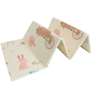 Tikar merangkak lipat mikro-cacat, tikar memanjat plastik tebal untuk anak-anak untuk rumah tangga busa ruang tamu lantai - Product Image 5