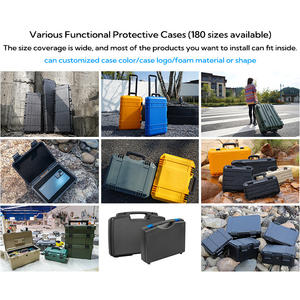 Boîte à outils couleur personnalisée pour caméra ordinateur portable équipement de photographie valise de stockage boîte de Protection chariot étui en plastique dur avec roue - Product Image 3