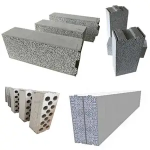 Insulated Forms and Exterior Wall Lightweight EPS Cement Sandwich Wall Panel for Prefab House Concrete Blocks Prices Wall Board