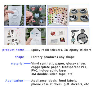 Fabricants d'étiquettes 3D personnalisées, impression d'étiquettes transparentes, autocollants en époxy, logo de voiture, autocollants en résine époxy adhésifs, autocollants en dôme en résine époxy - Product Image 4