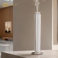 Diffuseur d'arômes multicolore attrayant pour bureau, purificateur d'air intelligent avec bouteille d'huile de 100 ml et contrôle par application, idéal pour boutiques, appartements et magasins.