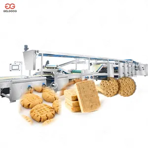 Biscuit sain d'usine industrielle de biscuit formant faire le biscuit comprimé formant la ligne de production intégrée de biscuit