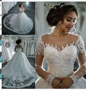 Nouvelle Robe de Mariée de Luxe Personnalisable, Élégante, Style Bohème Royal, avec Traîne Chapelle et Motif en Dentelle - Product Image 2