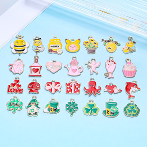 Cartoon Zinc Alloy Charms Mixed Color For DIY Jewelry Keychain <b>Bracelet</b> Earring Car Pendant Unisex Accessories - Product Image 4