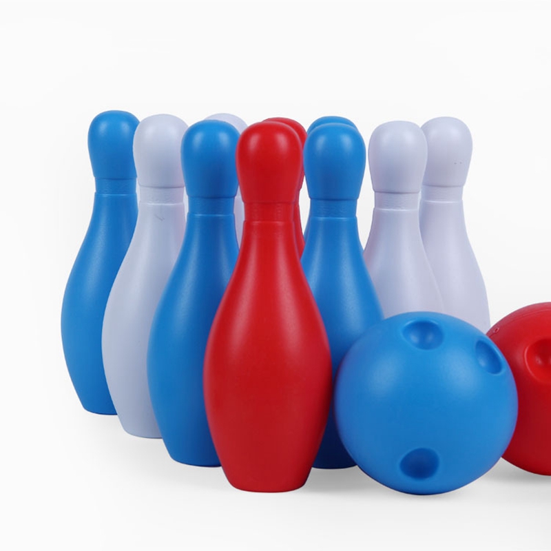 JEU DE QUILLES Extérieur Pour Enfants Jouet Bois Parent-enfant EUR 20