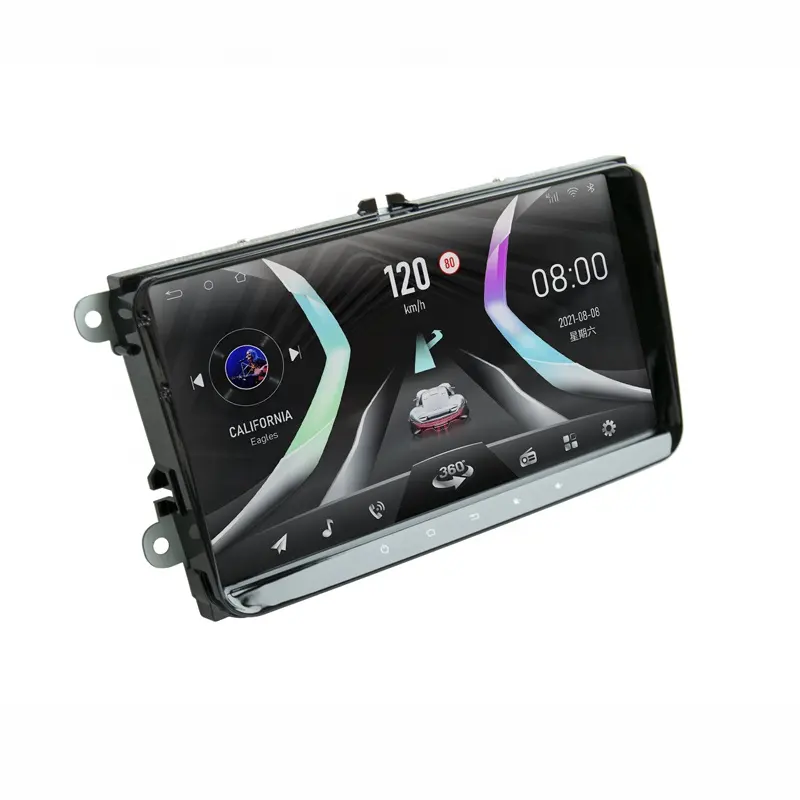 เครื่องเล่นมัลติมีเดียแอนดรอยด์13 9นิ้วสำหรับ VW Volkswagen Golf Polo Skoda Rapid Octavia Autoradio Passat วิทยุ GPS