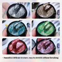 Gel de construction pour ongles Maagenta Disco Cat Eye - Série Diamant Broyé UV/LED pour extension d'ongles dures, Vente en gros OEM/ODM, Sans HEMA, Sans TPO