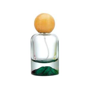 Botol semprot parfum kaca portabel 30 50 100ml botol sampel parfum bulat kosong penyemprot cetak layar Logo kustom untuk dijual - Product Image 1