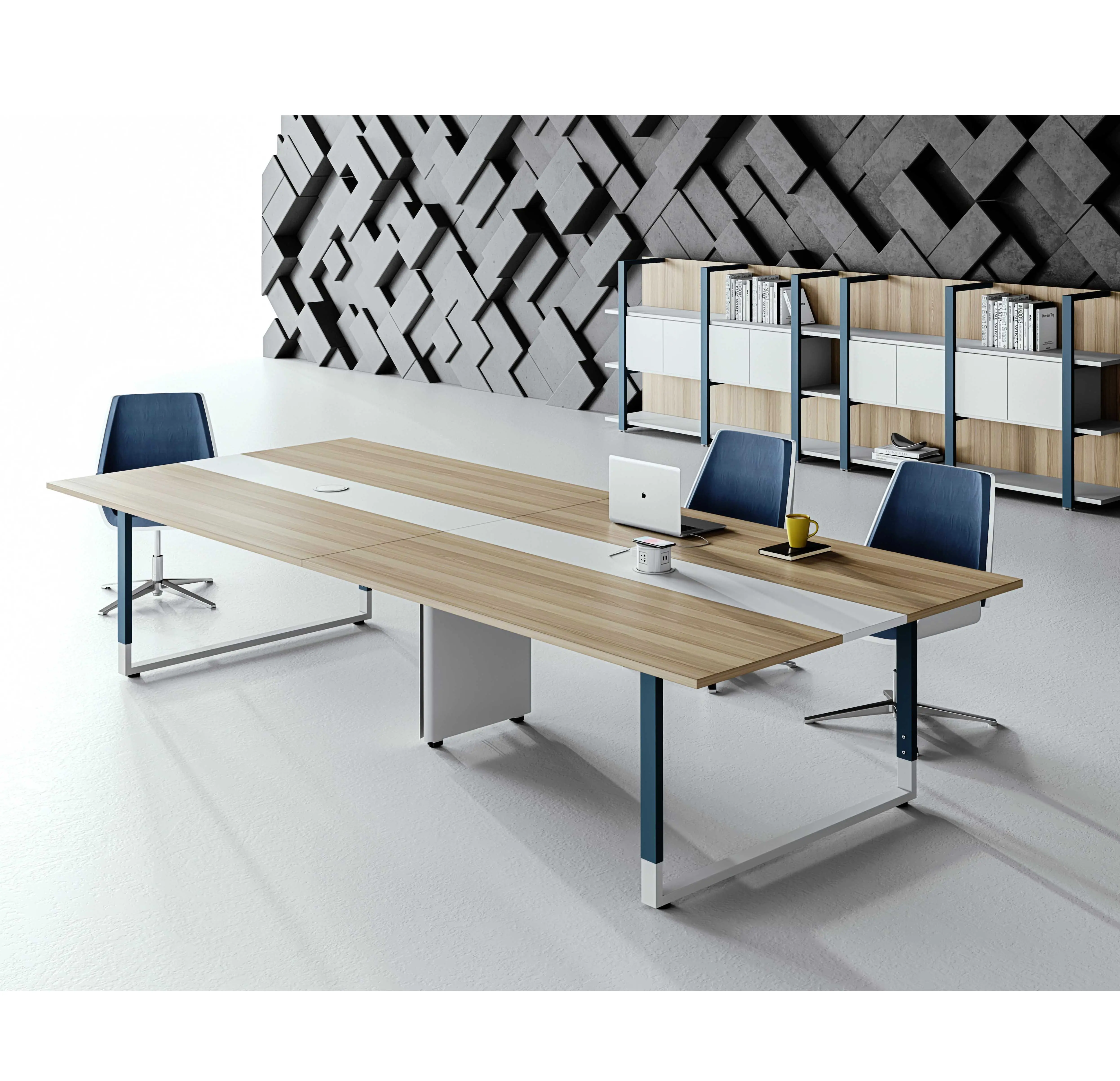 グリーンフィールド家具モダンなデザインのオフィス家具6-10人の会議テーブル会議テーブルXMH0120