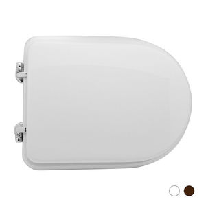 Asiento de inodoro para Cesame Sintesi Monoblock, forma de tazón, 7, blanco, 50,5 cm de largo, 37,5 cm de ancho - Product Image 1
