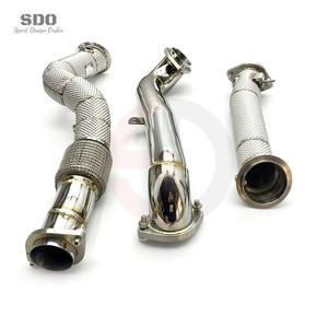 Échappement droit de tuyau de descente à débit libre SDO pour BMW M2 G87 2019-2023 3.0T système de tuyau en acier inoxydable de bouclier thermique nouvel état - Product Image 2