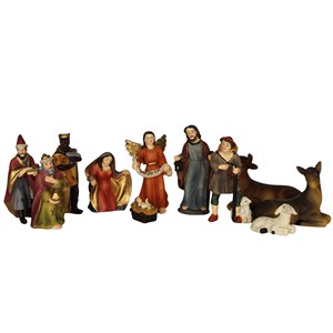 Ensemble de figurines de la Nativité persane ZICOM Eilat en polyrésine, figurines et jouets de Noël, environ. Modèle 99999-44101100301, 8 cm, 11 pièces - Product Image 1