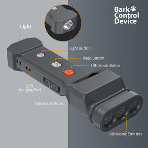 Nuevo Dispositivo disuasorio de ladridos para perros efectivo recargable por USB, repelente de perros LED para entrenamiento de perros antiladridos ultrasónico de 10M - Product Image 3